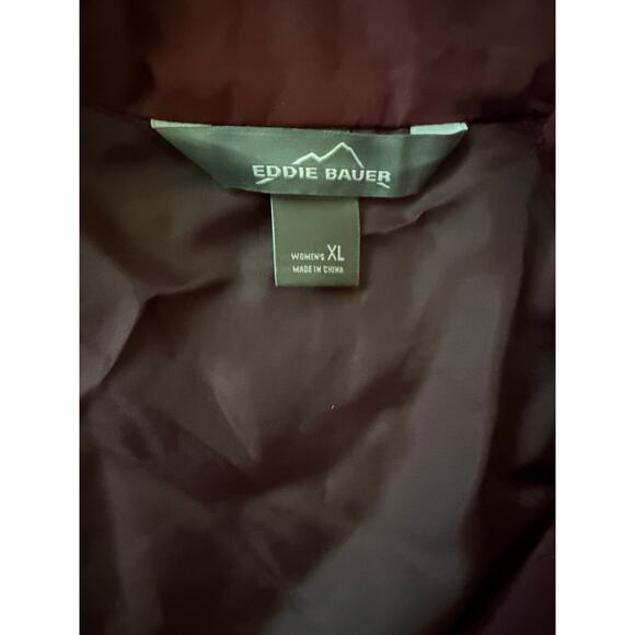 Eddie Bauer Dark Berry Year Round Quilted Field Full Zip Jacket Size XL - Picture 8 of 10